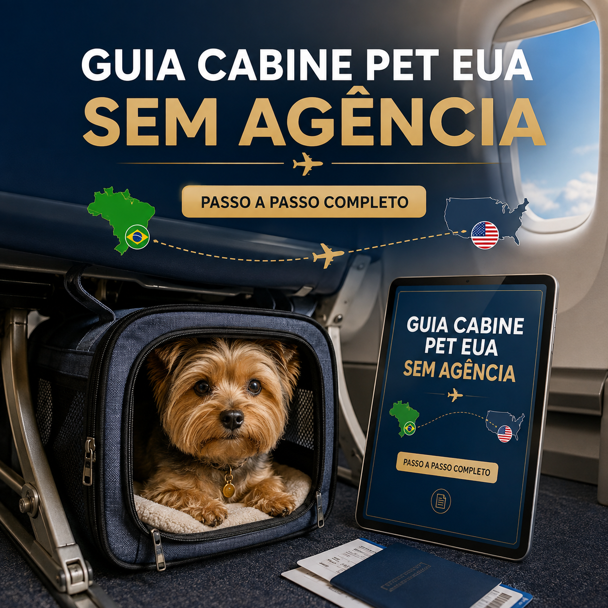 Guia PET na Cabine - BR para EUA